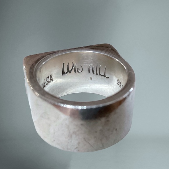 🌺 Lois Hill Sterling Ring-Heavy! - Picture 2 of 15